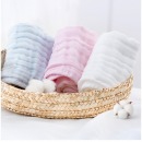 洁丽雅（Grace）婴儿口水巾6条纯棉儿童纱布方巾 新生儿童巾宝宝6层加厚洗脸毛巾