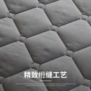 南极人软垫床垫保护垫学生榻榻米床褥垫子垫被地铺睡垫1.5米床 浅灰