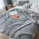 艾薇（AVIVI）毛毯被单人空调毯夏凉毛巾被毛毯被午睡毯子冬季 纹理灰150*200cm