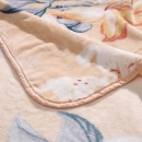富安娜毯子 法兰绒毯保暖毛毯盖毯午睡毯 缤纷花影 180*200cm