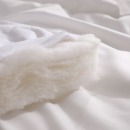 水星家纺阳光卷毛抗菌51%澳洲进口羊毛双人冬被子约6.4斤200*230cm白