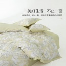 水星家纺全棉四件套精梳棉柔软透气艺术花卉套件1.8m床 自然之境