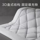 罗莱家纺抗菌阻螨3D立体床垫床褥褥子被褥白色双人1.8米床