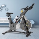 迈宝赫 MBH动感单车家用磁控健身自行车减肥有氧运动室内健身器材 经典玄墨黑-档位调节/磁控阻力