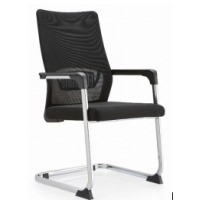 一利 HYY-80 办公椅 会议用办公椅 网面靠背 不锈钢方管腿
