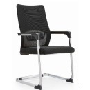 一利 HYY-80 办公椅 会议用办公椅 网面靠背 不锈钢方管腿